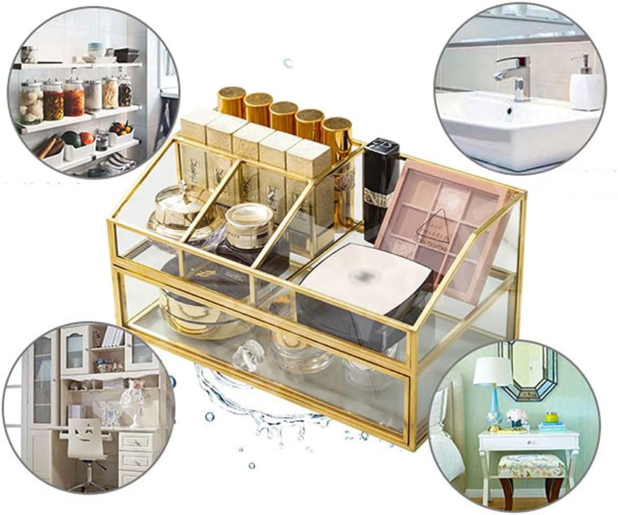 YUEHUA Kosmetikorganiser,Beauty Organizer, Make Up Kosmetik Organizer, Schmink Aufbewahrung Kosmetik