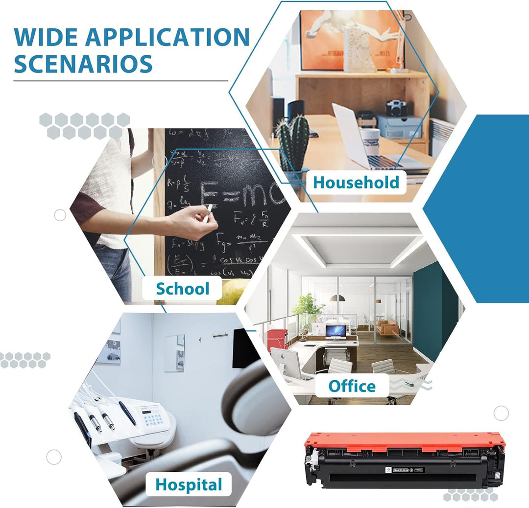 128A 4er-Pack Toner Kompatibel für HP CE320A CE321A CE322A CE323A Laserjet Pro CP1525 CP1525nw CP152