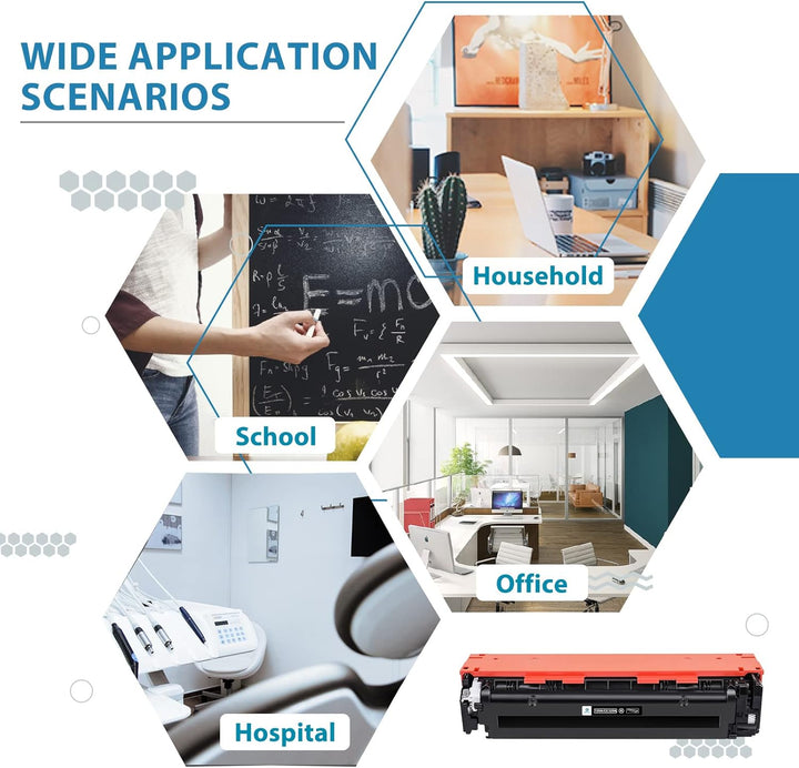 128A 4er-Pack Toner Kompatibel für HP CE320A CE321A CE322A CE323A Laserjet Pro CP1525 CP1525nw CP152