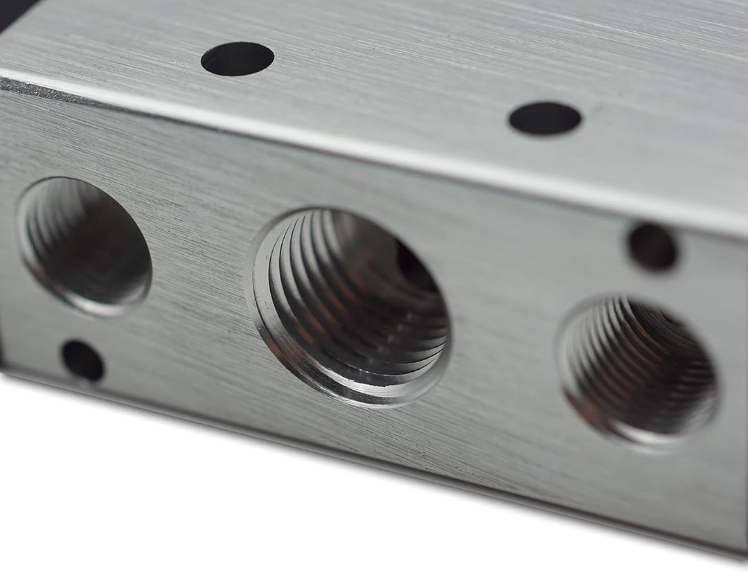 5/3 Wege Pneumatikventil 1/4" 12 Volt DC CNCTEC EcoLine 5/3 Wegeventil (5/3 Wege - 1/4" - 12 Volt DC
