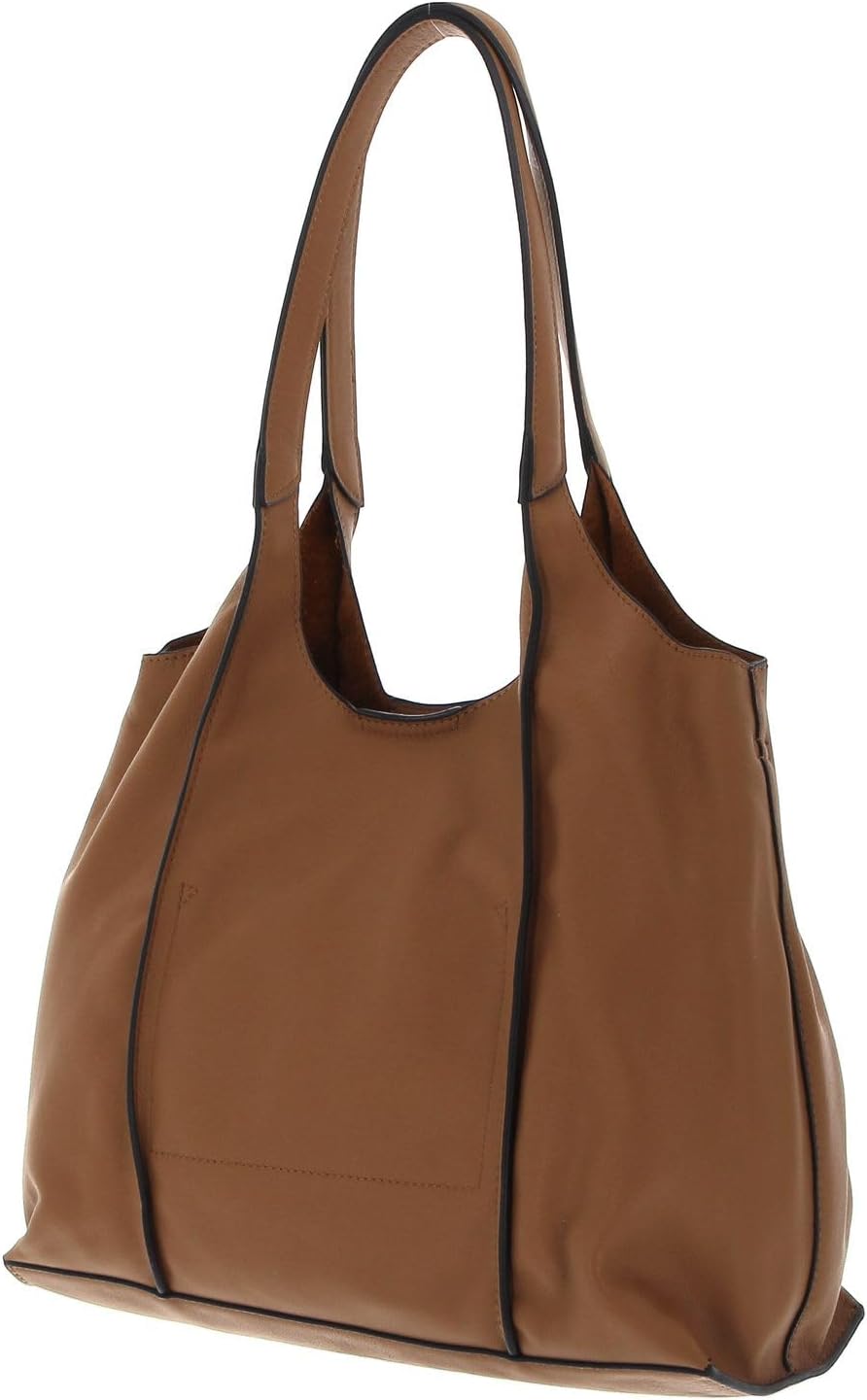 FREDsBRUDER FB Shopper Tasche Leder 34.5 cm Iced Coffee, Iced Coffee