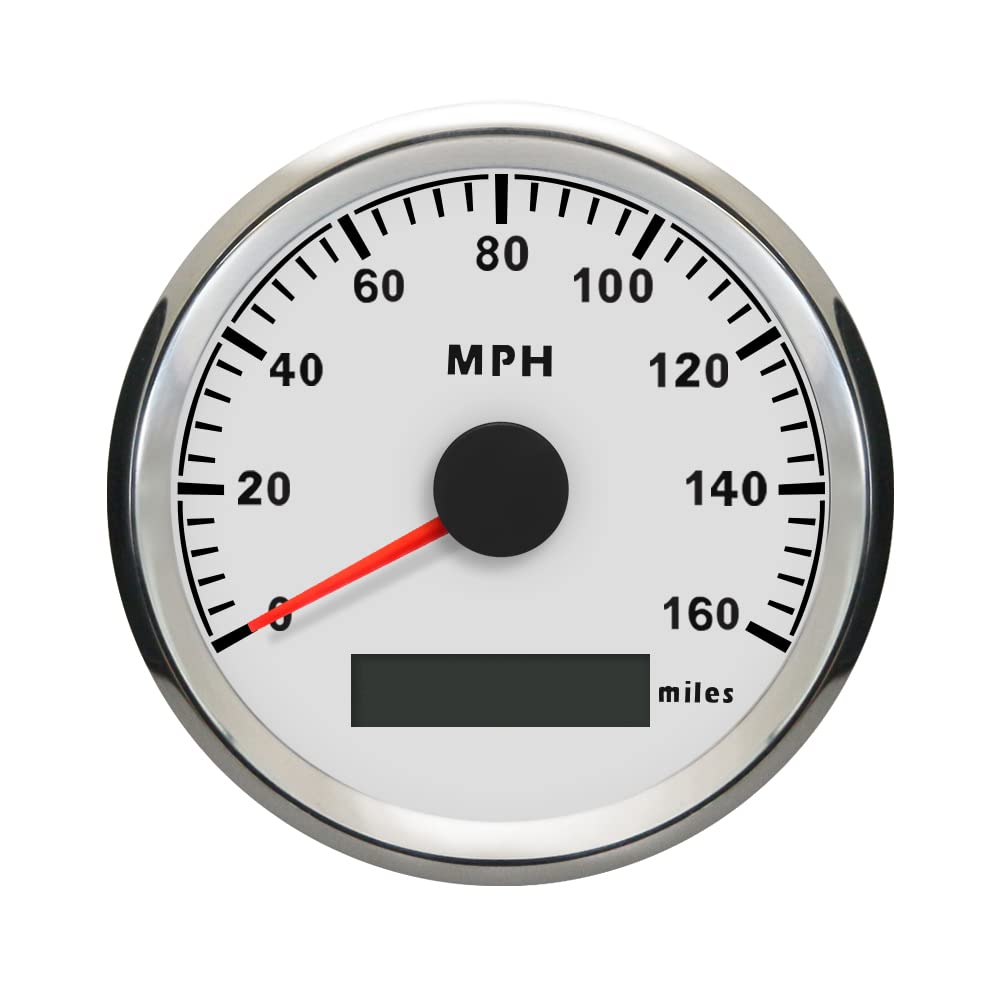 ELING Wasserdichte GPS Tachometer MPH Tachometer 160MPH Für Auto Motorrad Boot Mit Hintergrundbeleuc