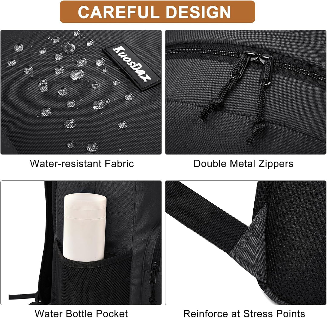 Kuosdaz Laptop Rucksack für Schule Teens Jungen Mädchen, leichte Casual Rucksäcke für Männer und Fra
