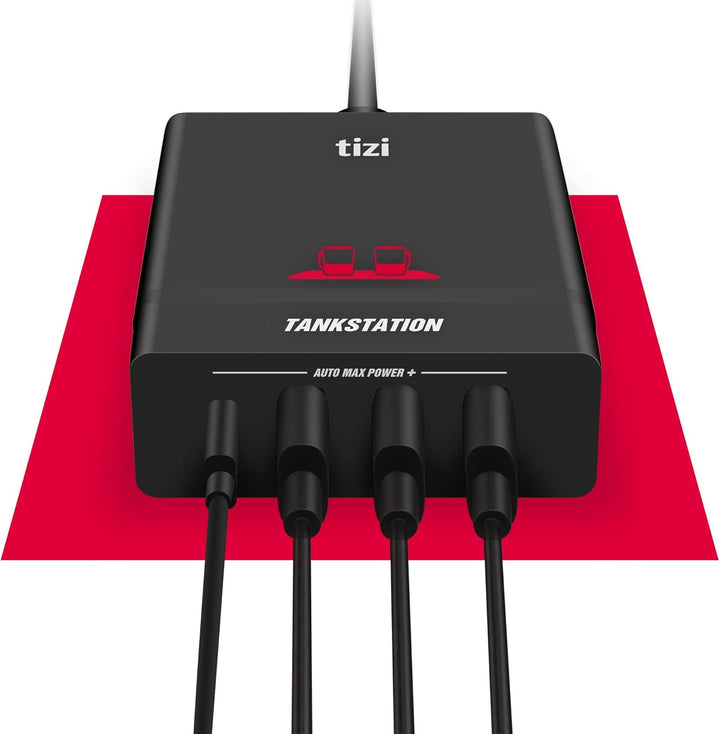 equinux tizi Tankstation USB-C + 3 USB-A (75W) mit bis zu 60W USB-C PD Leistung - 4-Port-Ladegerät m