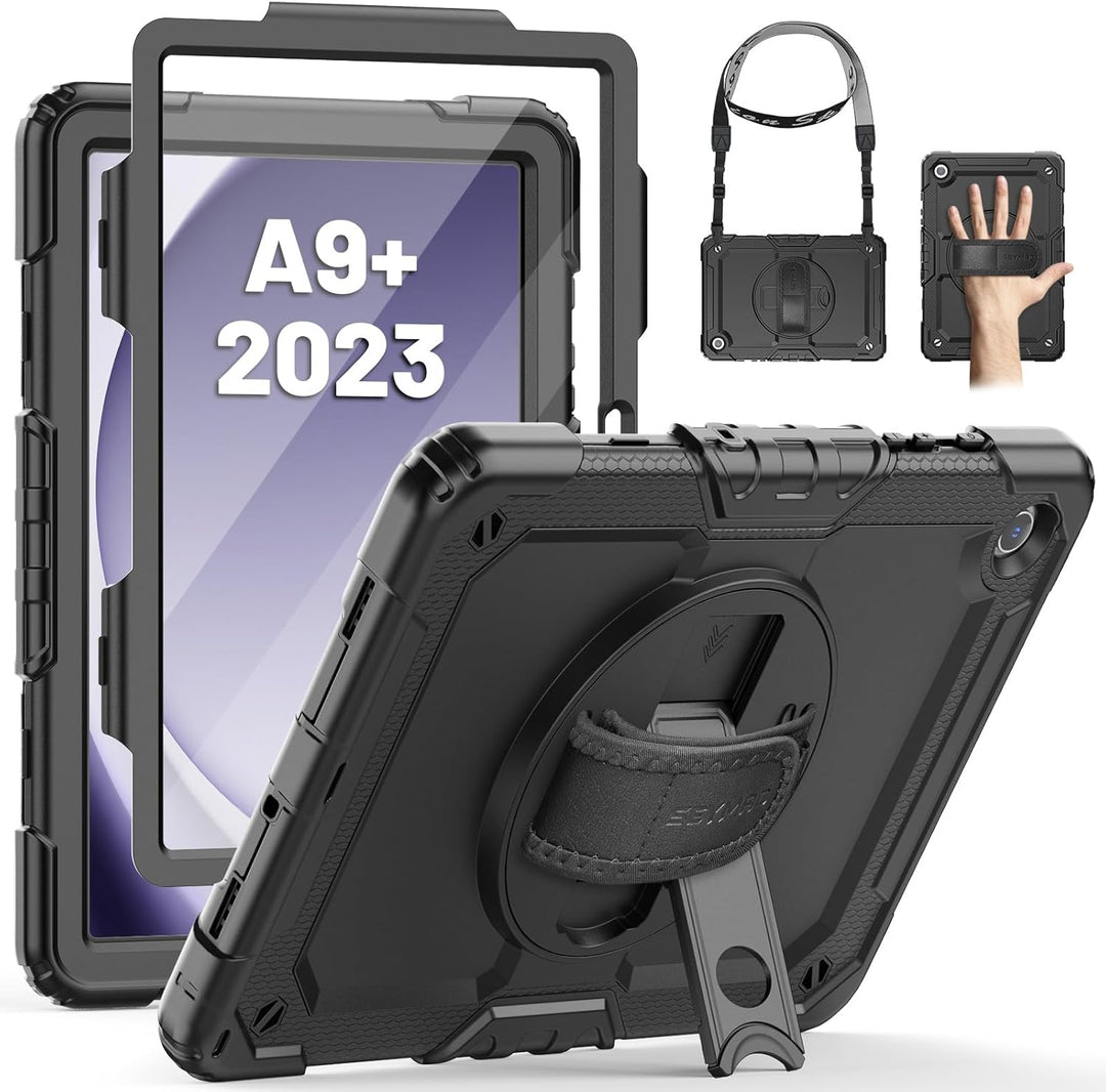SEYMAC Hülle für Samsung Galaxy Tab A9 Plus 11 Zoll 2023, Stossfeste für Samsung Galaxy Tab A9+ Hüll