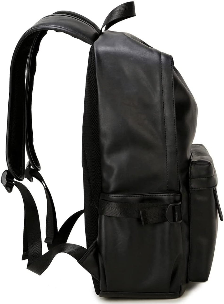 Baosha BP-20 Unisex PU Leder 15.6 Zoll Laptop Rucksack College Studenten Schultaschen für Jugendlich