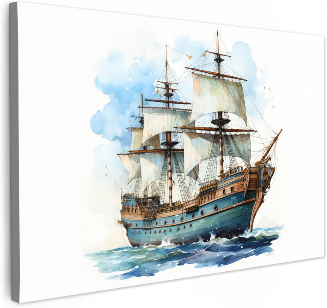 MuchoWow© Leinwand Bilder Gross 120x80 cm XXL Wanddeko Wohnzimmer Aesthetic Room Decor Deko Zimmer W