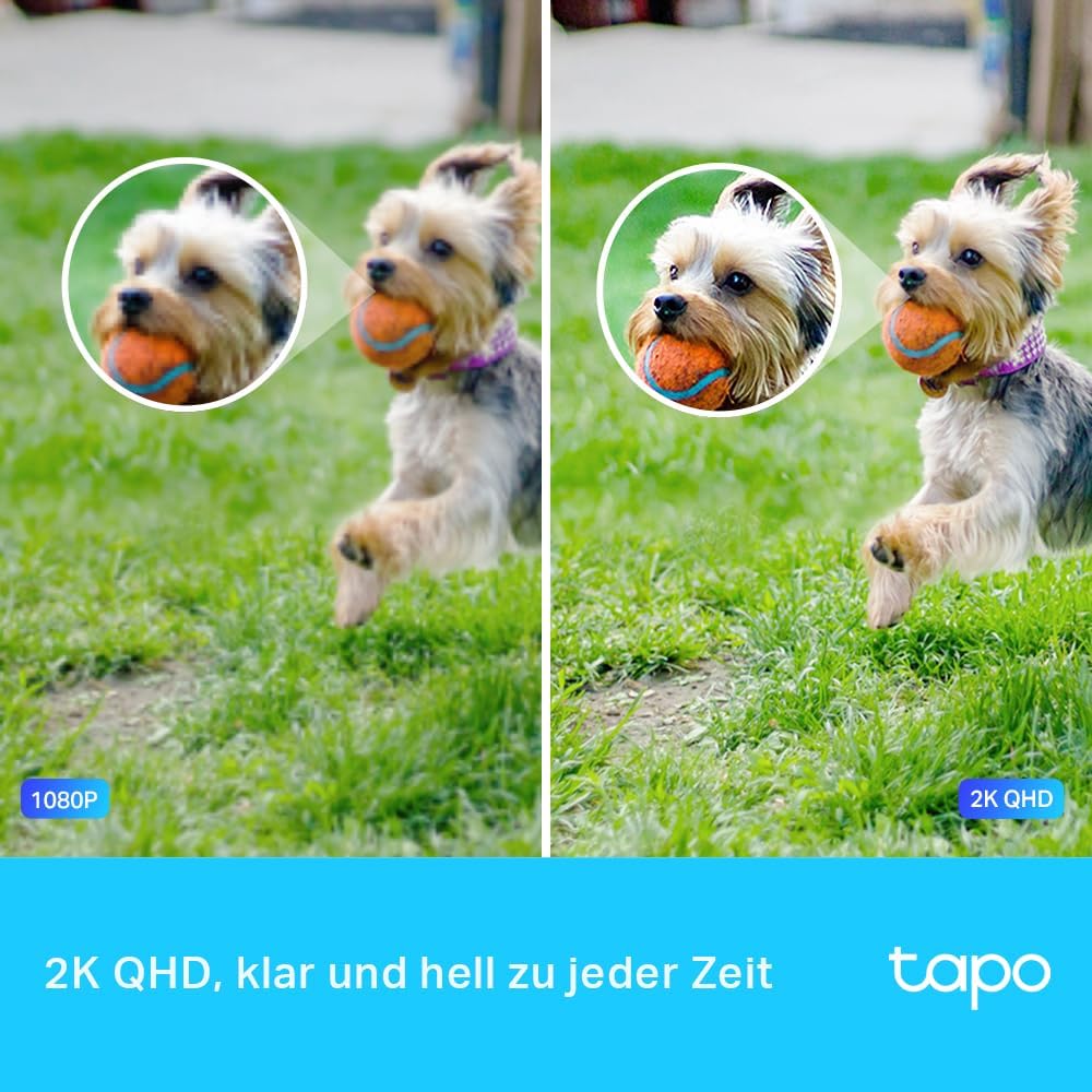 TP-Link Tapo C320WS Überwachungskamera Aussen, WLAN IP Kamera, 4MP Hochauflösung, 30m Vollfarb-Nacht