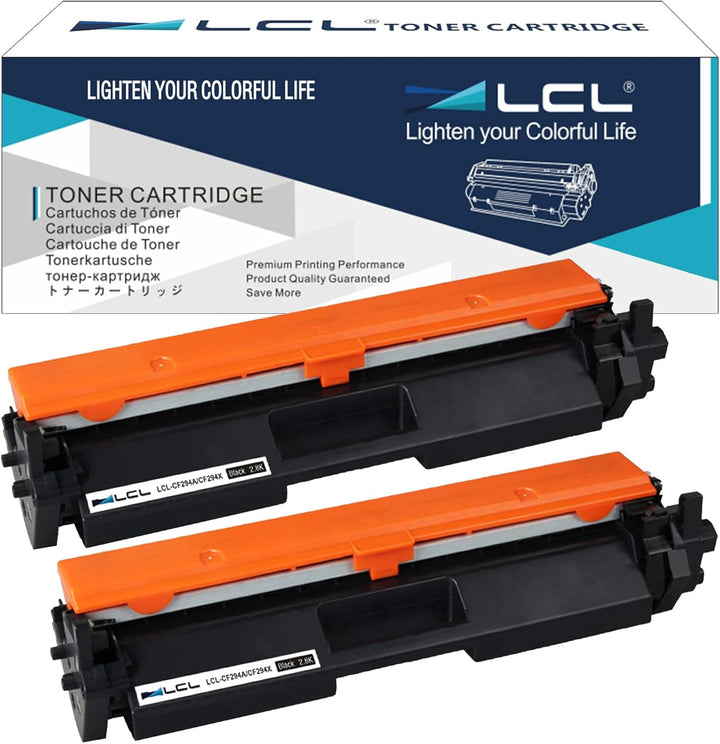 LCL CF294A CF294X 2800 Seiten(2-Pack,Schwarz ) Toner Kompatibel für HP Laserjet Pro M118 M148 M118dw