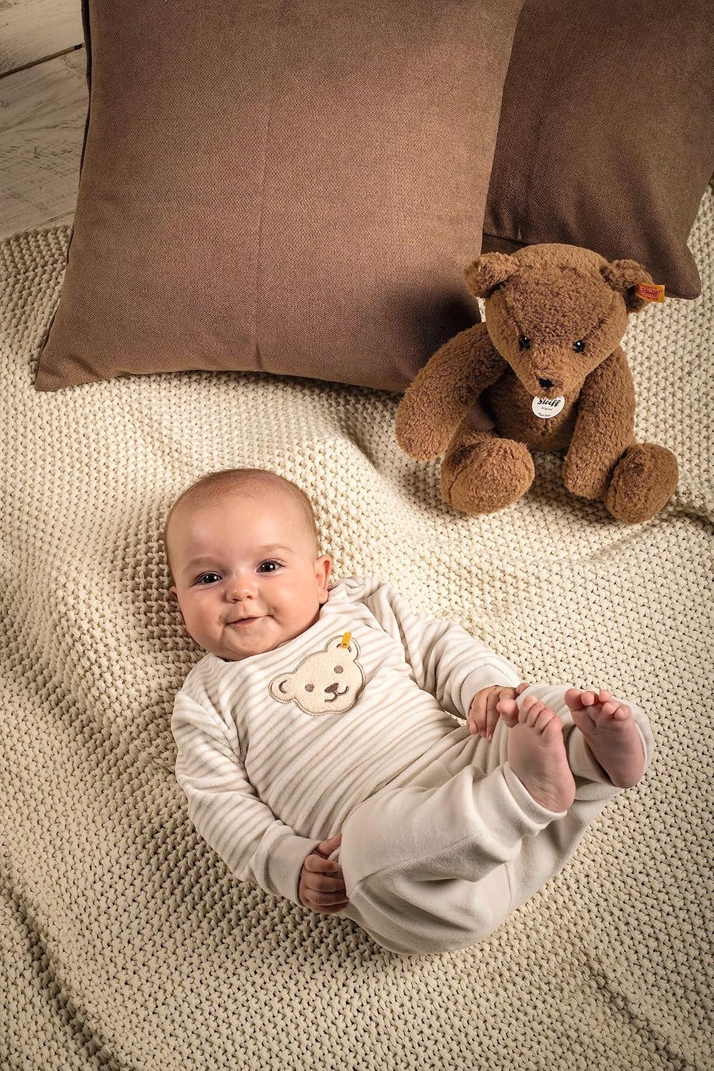 Steiff Unisex Baby Set Hose + Sweatshirt 68 Wind Chime, 68 Wind Chime