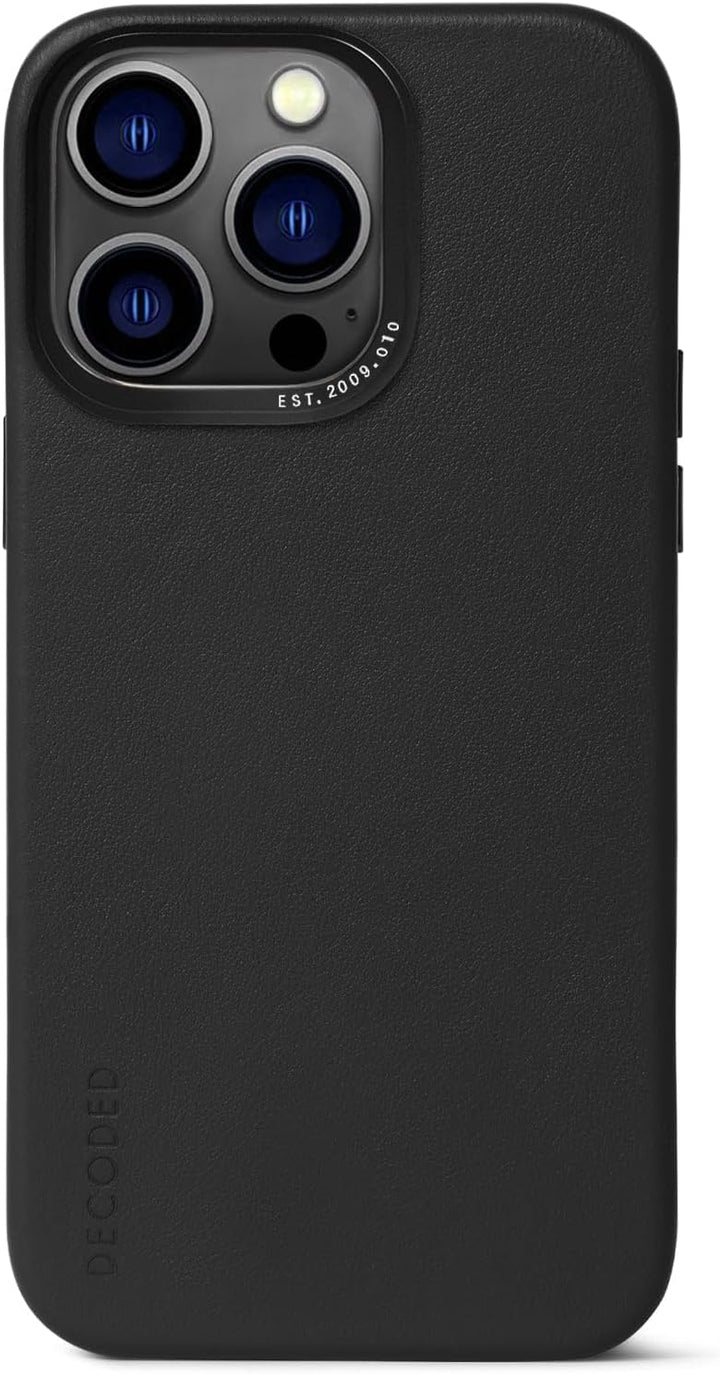 Decoded Premium Handyhülle - iPhone 14 Pro Max - Getestet von Apple - Europäisches Leder - Extra Sch