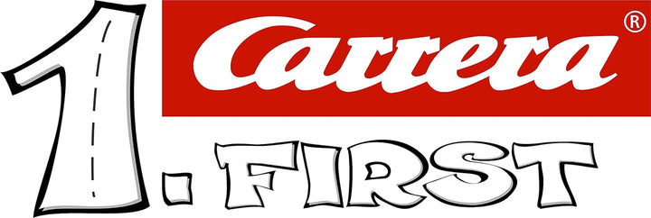 Carrera FIRST Mario Kart™ - Royal Raceway Autorennbahn für Kinder ab 3 Jahren | 2,4m Rennstrecke mit