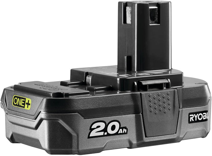 Ryobi Akku-Schlagbohrschrauber (2x Akku 2,0 + 4,0 Ah, 18 V, Schlagbohrfunktion, mit Ladegerät, Beleu