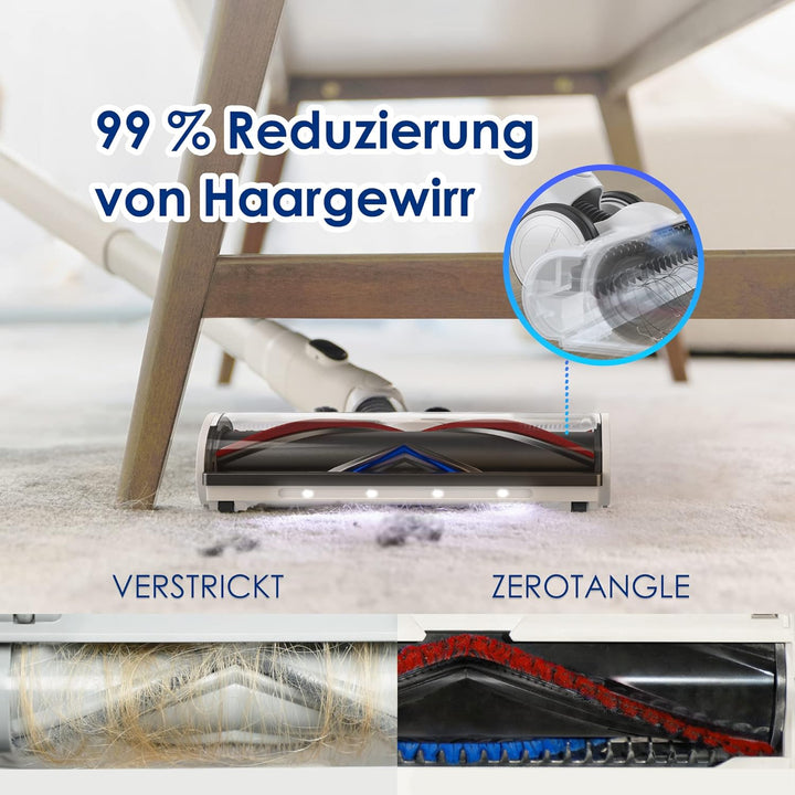 Tineco Pure One S15 Pro Aspirateur Balai sans Fil, ZeroTangle Tech, Capteur iLoop, Station de Charge