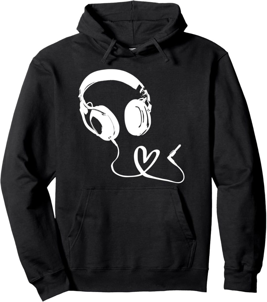 DJ Kopfhörer Musik Pullover Hoodie