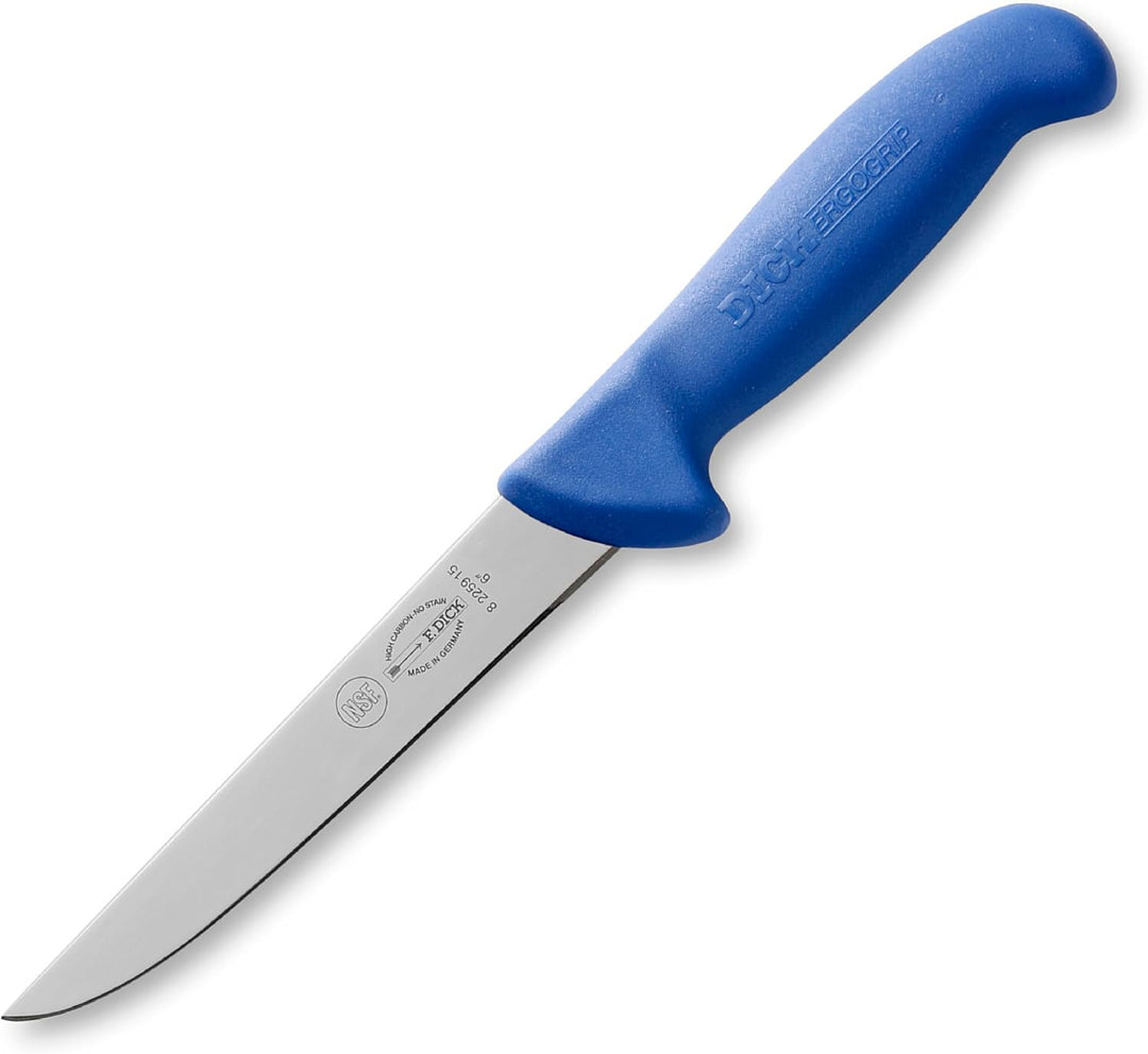F. Dick Ausbeinmesser Steif/Metzgermesser ErgoGrip (Klinge Messer 15 cm, Messerstahl rostfrei, 56 HR