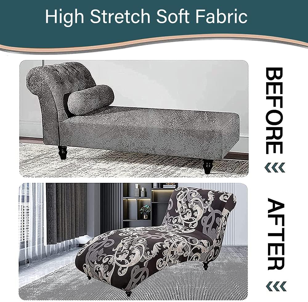 CHNSHOME Chaiselongues Schonbezüge für Wohnzimmer Chaiselongue Abdeckung Stretch Liegesessel Schonbe