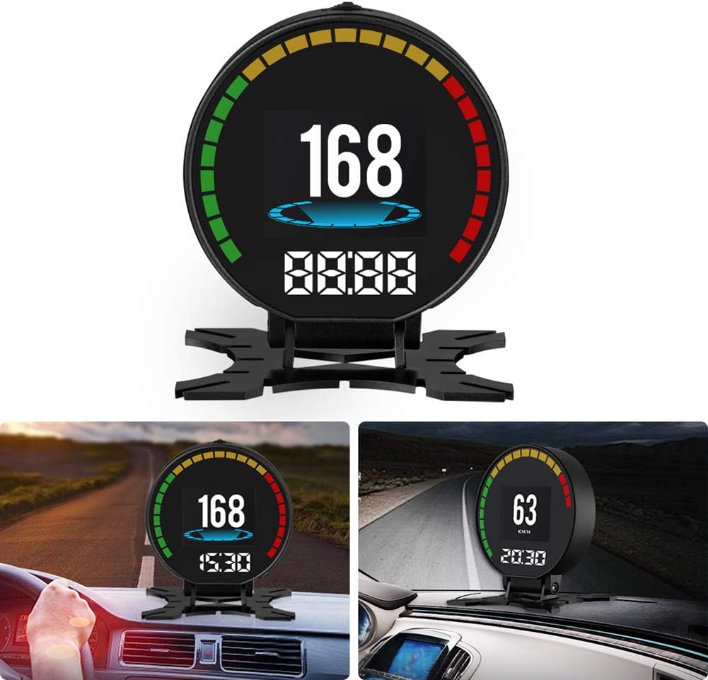 Clenp Hud-Display, P15 2,2-Zoll-HD-Universal-Geschwindigkeitsmesser TFT OBD Digital Speed Hud-Disp