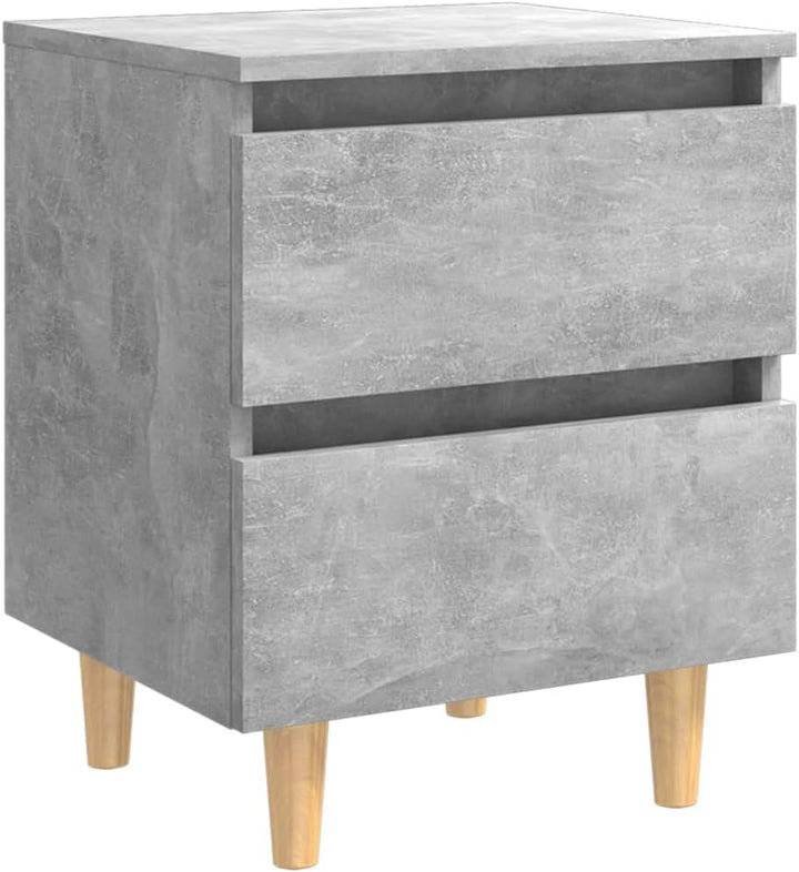 FIRBNUS Bedside Table Nachtkonsole Beistelltisch mit Stauraum Night Stand Nachttisch mit Kiefernholz