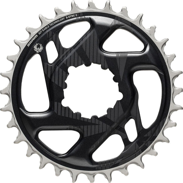 SRAM X-Sync 2 Eagle Kaltgeschmiedetes Kettenblatt Grau 30Z, Grau 30Z
