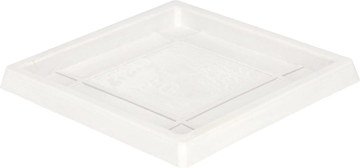KOTARBAU® Blumentopf Pflanzgefäss aus recycelten Materialien 26x26x12,7cm mit Untersetzer 23x23x2cm