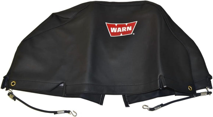 WARN 13917 Weiche Windenabdeckung mit Bungee-Schnurverschlüssen für 9.5ti und XD9000i Winden, schwar