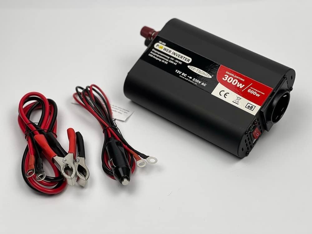 DC/AC Spannungswandler 12V auf 230V 300W / 600W Inverter KFZ Wechselrichter USB