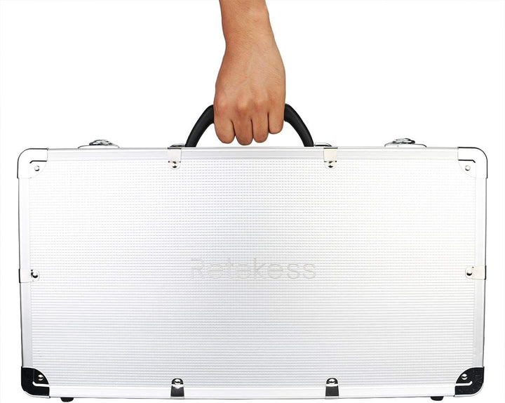 Retekess T130 Tour Guide Systems Ladekoffer, Tragbare Aufbewahrungsbox mit 32 Steckplätzen, Robuste,