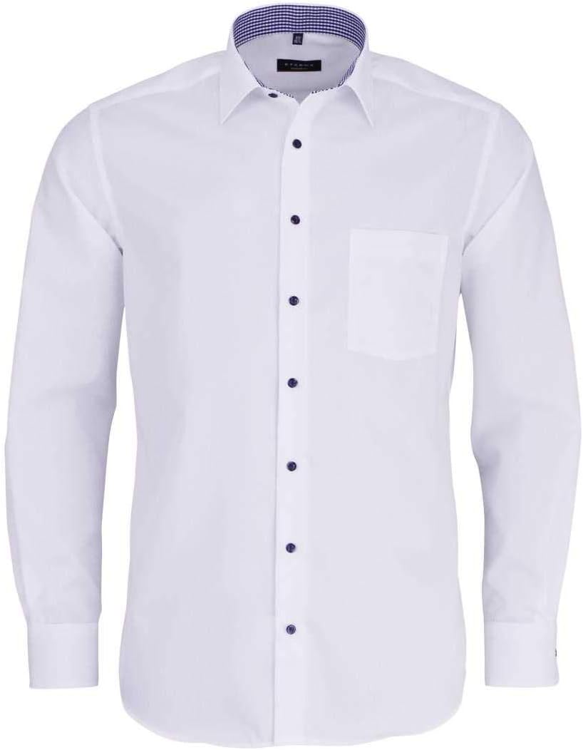 eterna Modern Fit Hemd Langarm New Kent Kragen weiss Grösse 42