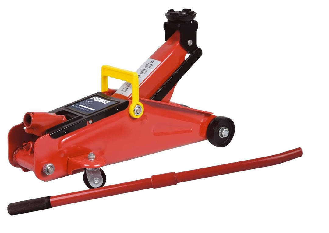 FERM Rangierwagenheber - Min. 135 mm - Max. 356 mm - Mit Tragegriff und Aufbewahrungskoffer