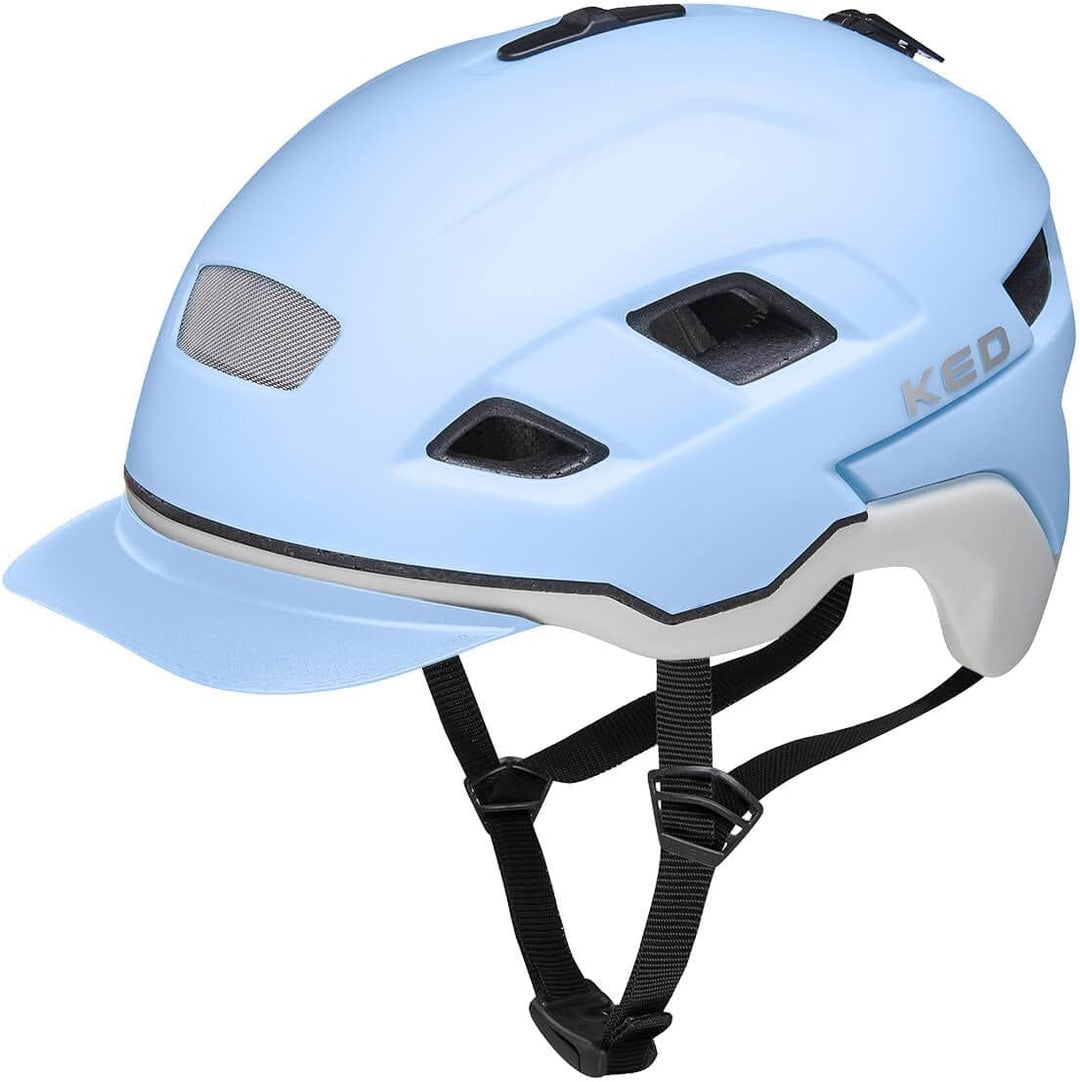 KED Berlin City Fahrrad Helm matt blau 2022 M (52-58cm), M (52-58cm)