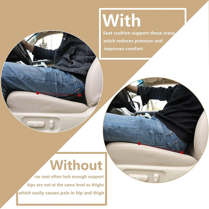 Livtribe Autositzkissen,Ergonomisches Sitzkissen für Auto,Memory Foam Autositzauflage,orthopädisches