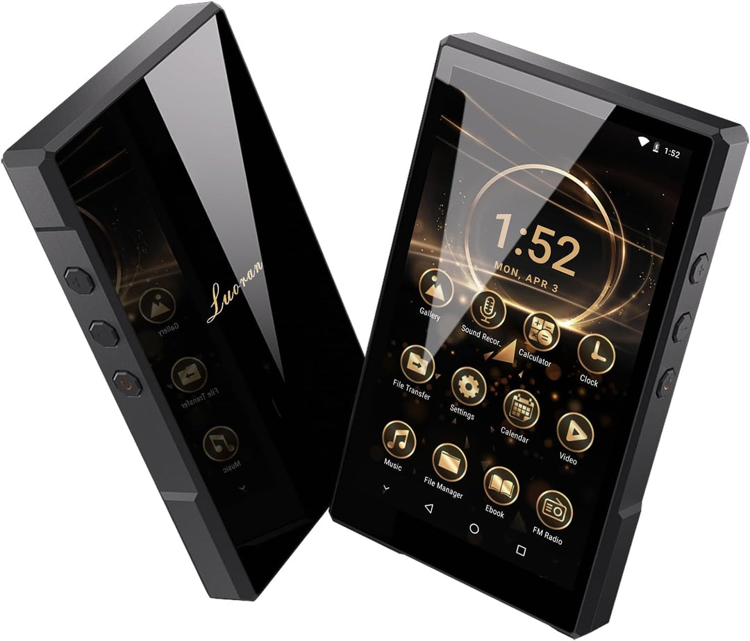 3+96GB MP3-Player mit Bluetooth, Unterstützt APK heruntergeladen, 5000mAh Batterie Vorinstalliert Sp
