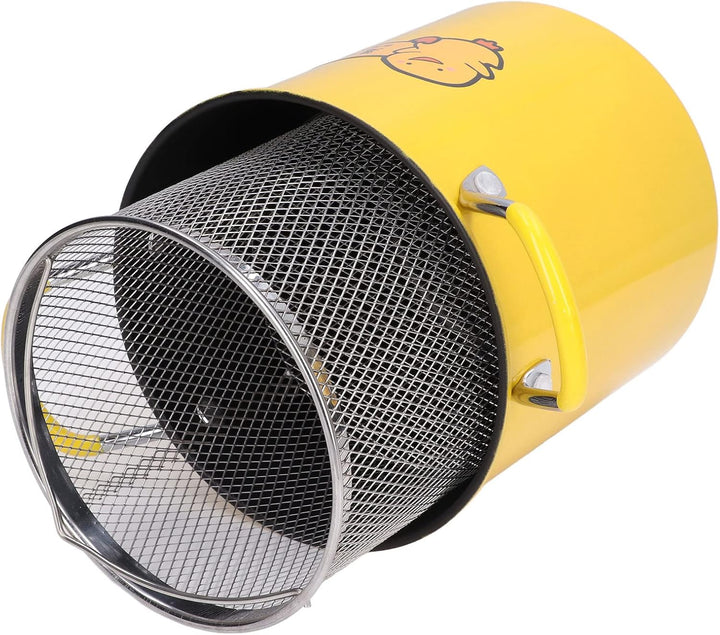 Ejoyous 3L Mini Fritteusentopf, Mini Frittiertopf mit Korb Klein Pommes Kochtopf Edelstahl Pommes Fr