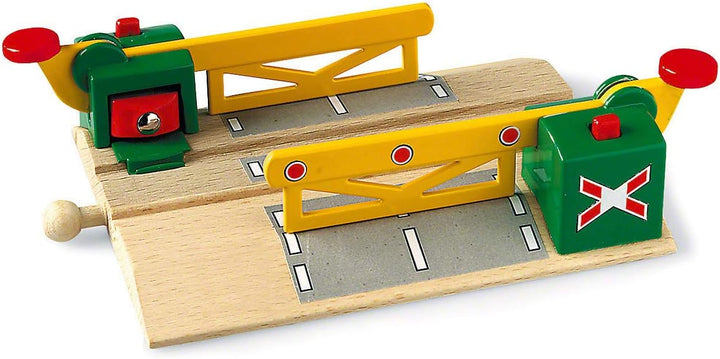 BRIO World 33757 Hebebrücke - Eisenbahnzubehör Holzeisenbahn - Kleinkinderspielzeug empfohlen für Ki