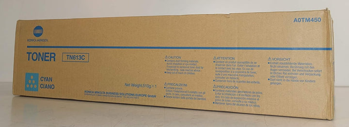 Konica-Minolta Original 1x Cyan A0TM450 / TN613C Toner Bizhub C 652 DS