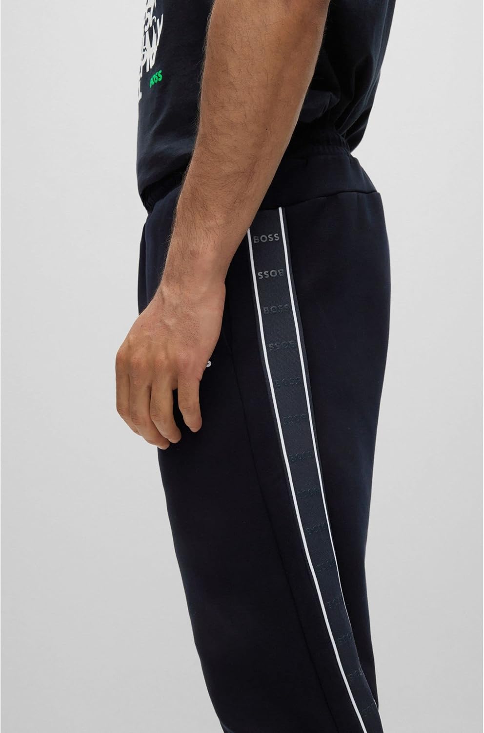 BOSS Herren Jersey L Dark Blue, L Dark Blue