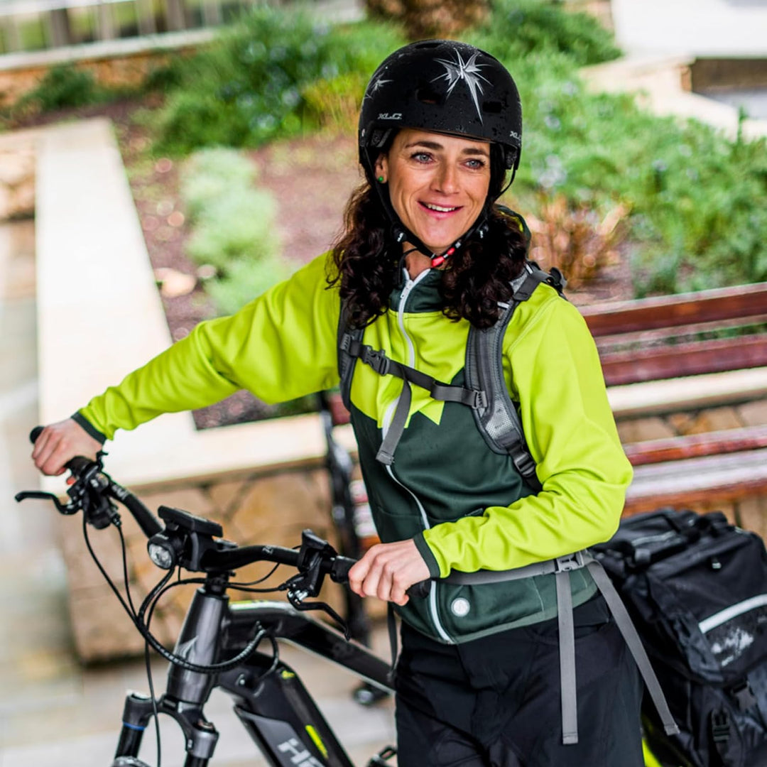 XLC Unisex-Adult Urban-Helm BH-C22 53-59 cm Schwarz, 53-59 cm Schwarz