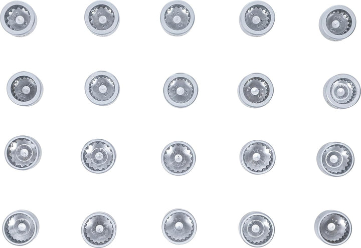 BGS 9099 | Werkstattwageneinlage 1/6: Felgenschloss-Werkzeugsatz für Porsche und VW Touareg | 20-tlg