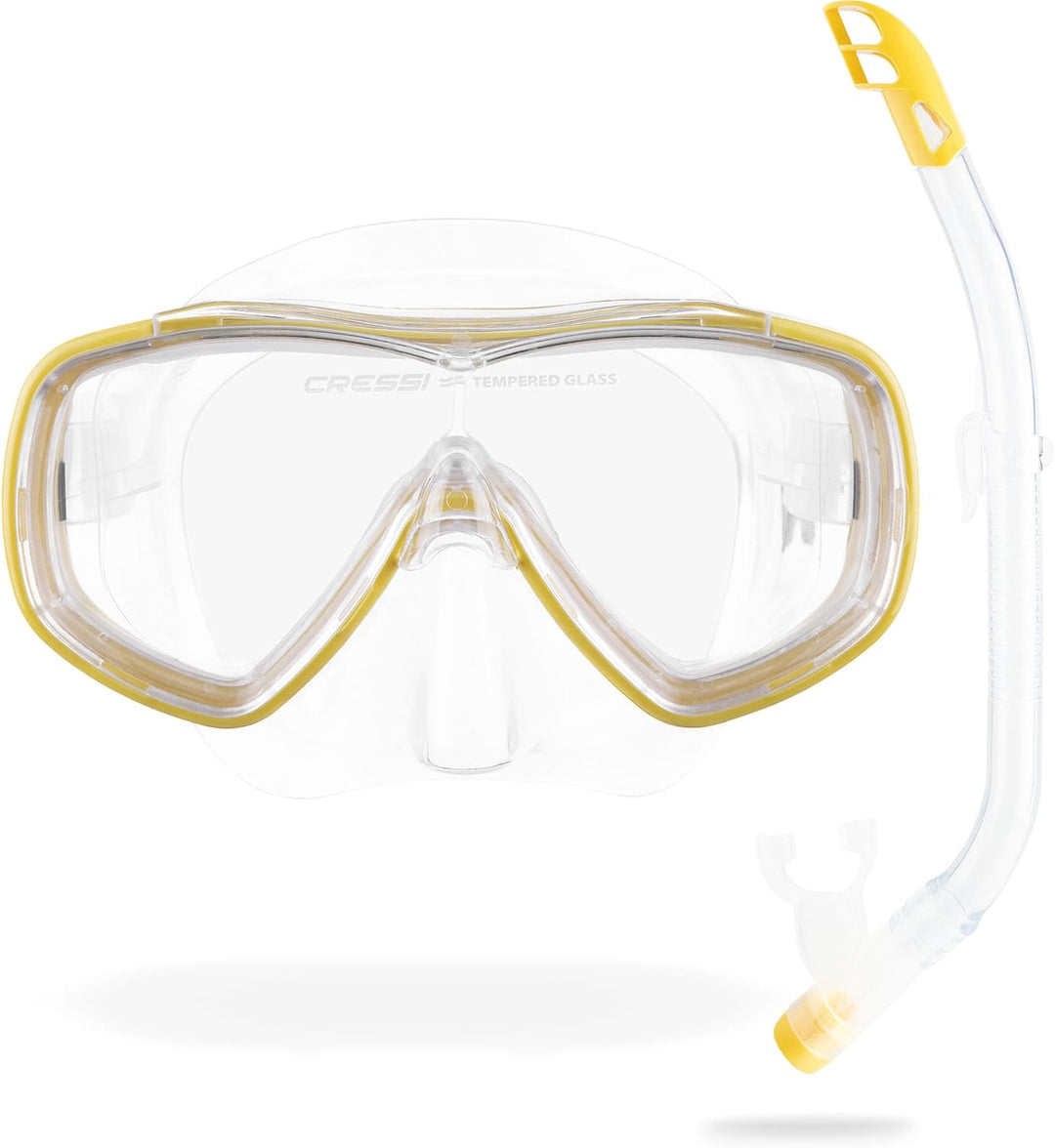 Cressi Junior Set Ondina - Taucherbrille Kinder 7-13 Jahre + Schnorchel Schwimmbad Anti-Beschlag Kra