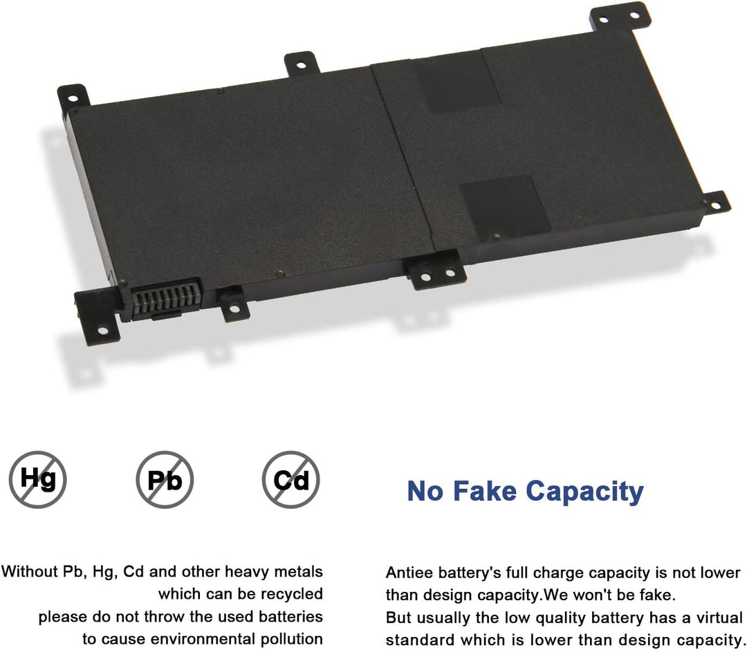 ANTIEE 38Wh C21N1509 Akku für ASUS Vivobook X556 X556UA X556UB X556UF X556UJ X556UQ X556UR X556UV AS