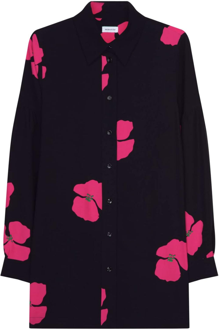 Seidensticker Damen Bluse - Fashion Bluse - Regular Fit - tailliert - Hemd Blusen Kragen - Bügelleic