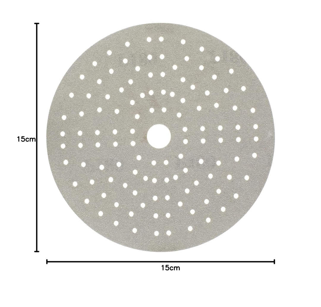 100x MIRKA Haftschleifscheibe IRIDIUM Grip 121L 150mm K.400 f.HO/Metall/Lack/Ku. Korn P400, Korn P40