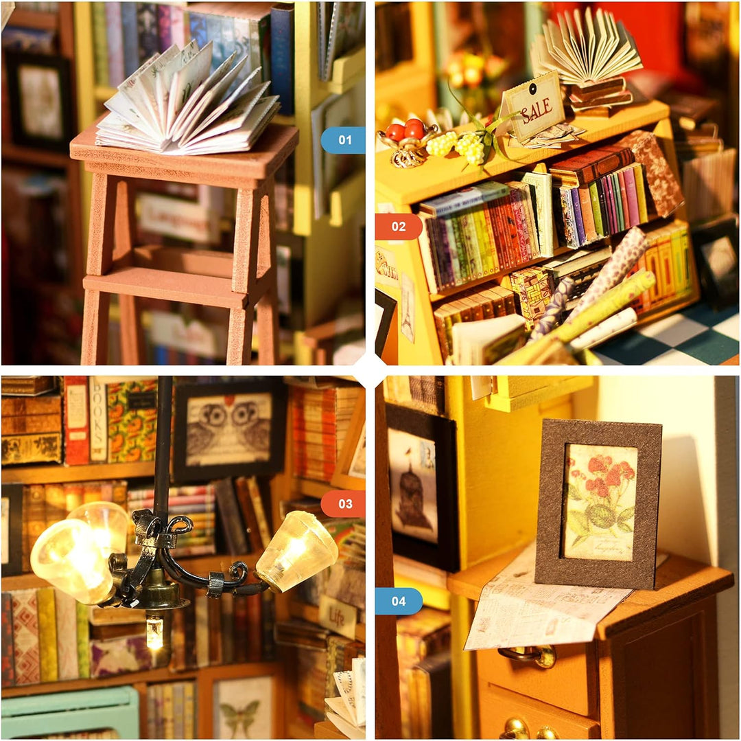 Rolife DIY Puppenhaus Bastelsets Frauen Spielzeug Erwachsene Judend Handwerk Modell Mädchen Spiele -