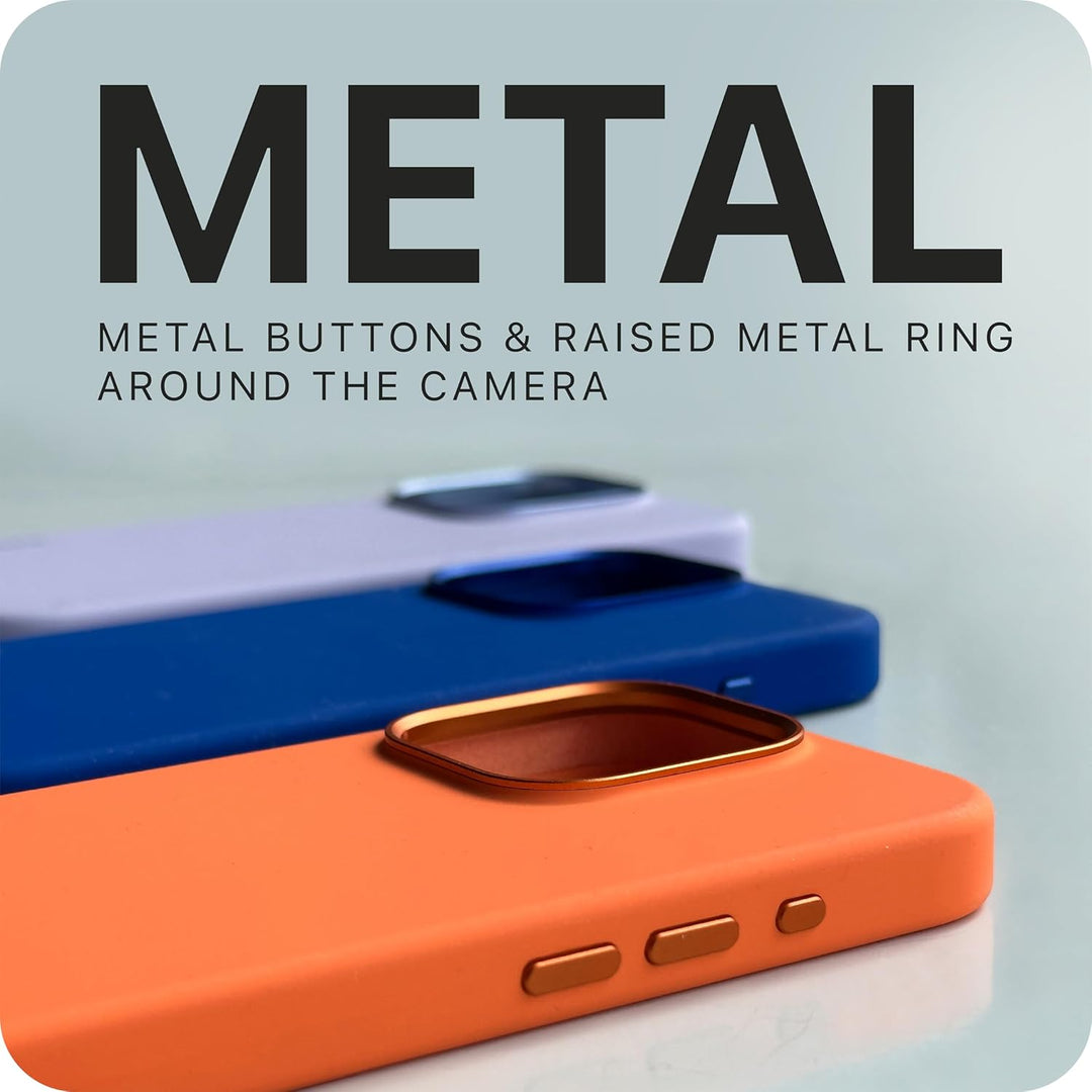 Decoded Silikon Hülle – iPhone 15 Pro – Antibakterielle Hülle – Kompatibel mit MagSafe – Astro Dust