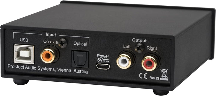 Pro-Ject Pre Box S2 Digital, Audiophiler Stereo Vorverstärker (Silber), Silber