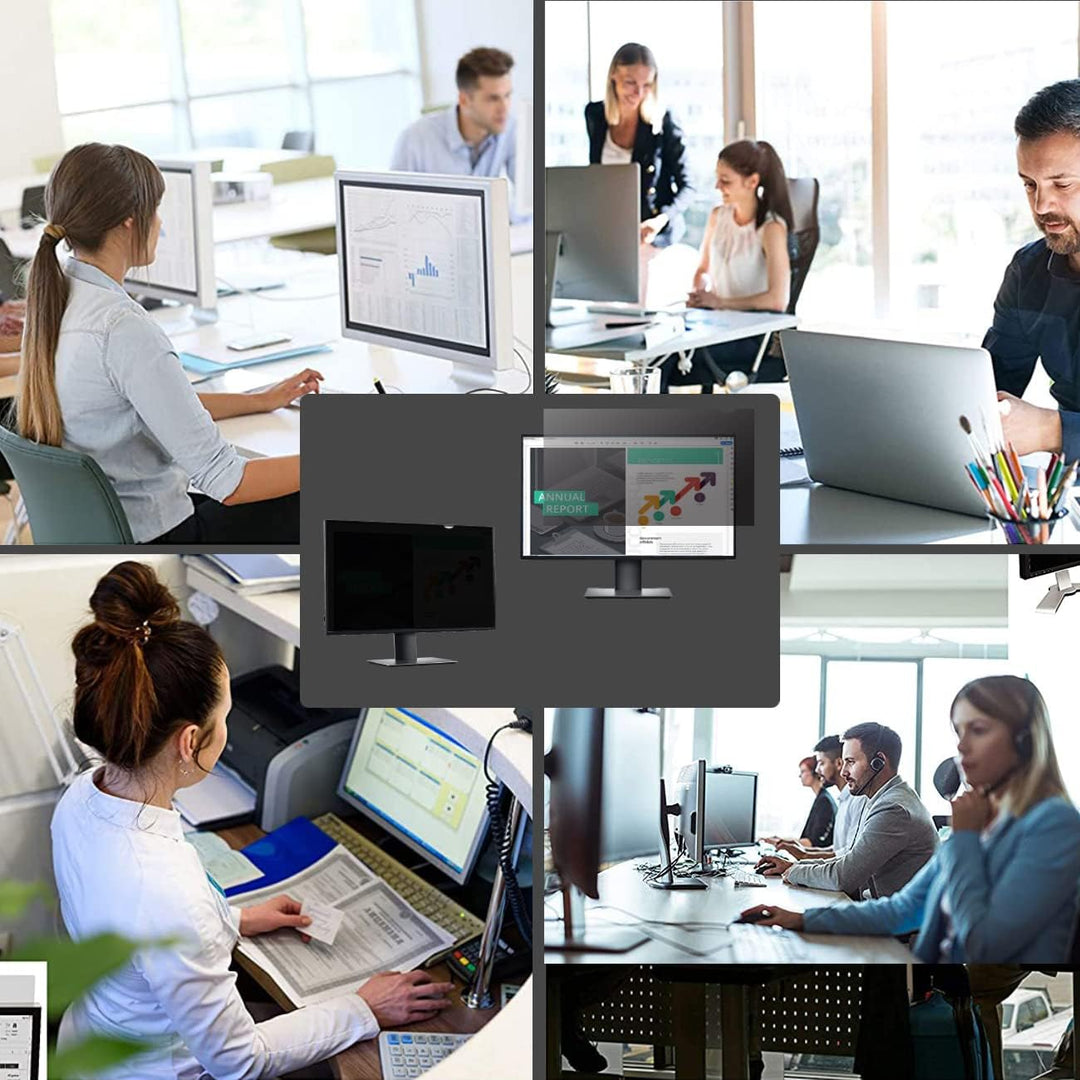 27 Zoll Computer Privacy Filter, Premium Blickschutzfilter, Robust und Wiederverwendbar, Privacy Fil