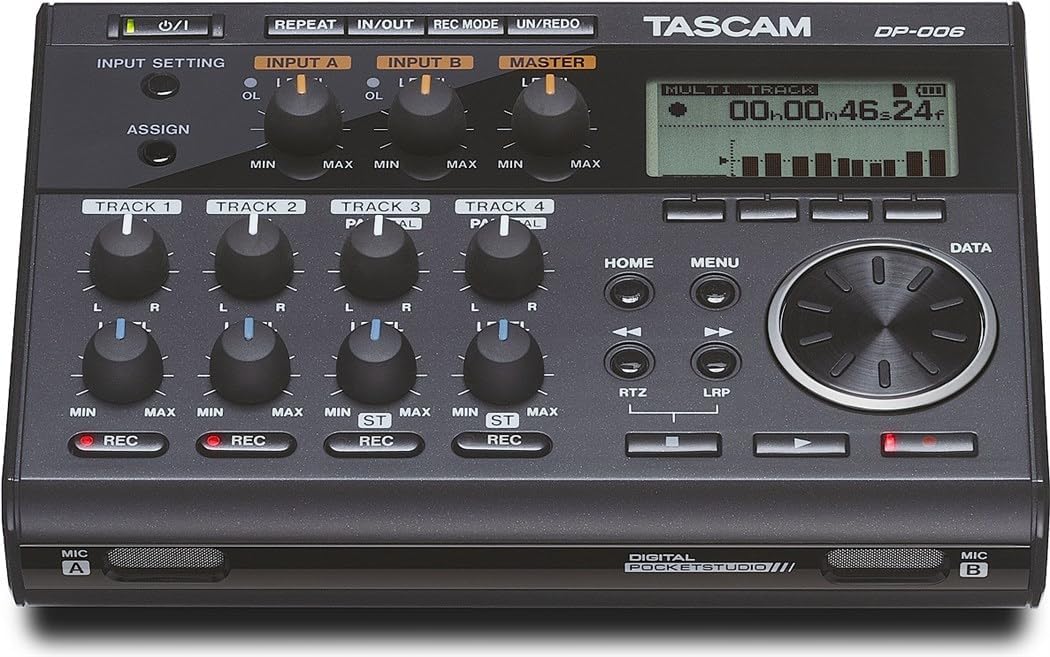 Tascam DP-006 – Digitales 6-Spur-Pocketstudio Single, Single