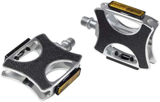 ErgoTec Unisex – Erwachsene Urban Fahrradpedale, Schwarz, Einheitsgrösse