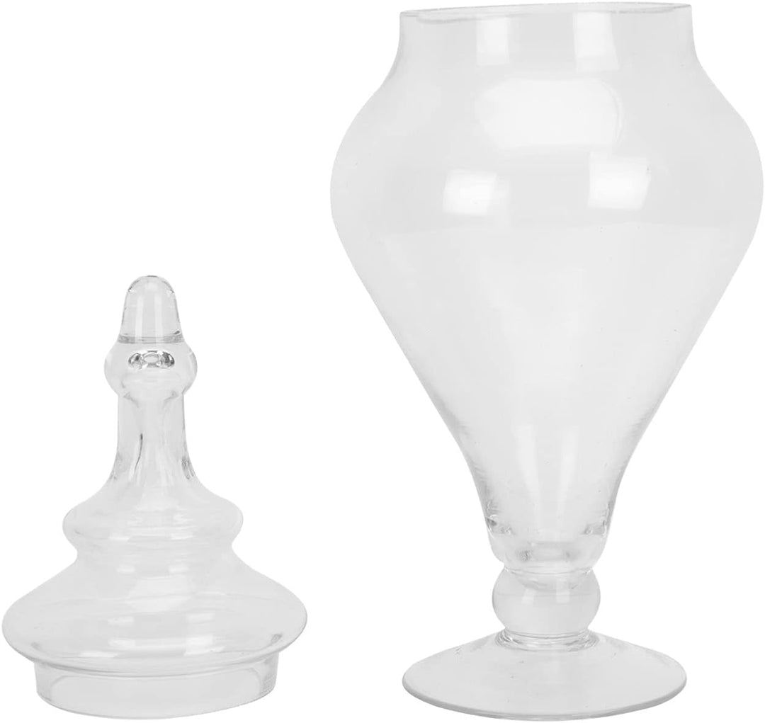 TOPBATHY 1stk Süssigkeitenglas Büffet Vorratsdose Süssigkeiten-Buffet-gläser Glasterrarium Mit Decke